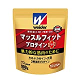 ウイダー マッスルフィットプロテインプラス カフェオレ味 900g (約45回分) ホエイ・カゼイン・大豆の3種混合プロテイン 特許成分EMR配合