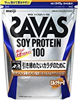 明治 ザバス(SAVAS) ソイプロテイン100 ミルクティー風味 【45食分】 945g
